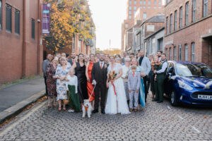 Group wedding photo